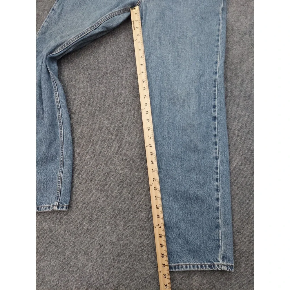 Vtg‎ Levis 550 Jeans 34x31 (Tag 36x32) Blue Light Wash Y2K Relaxed Fit Cotton